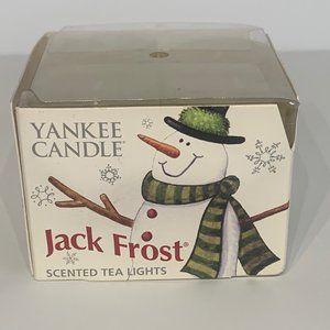 YANKEE CANDLE JACK FROST TEALIGHTS (SET OF 12)-NEW